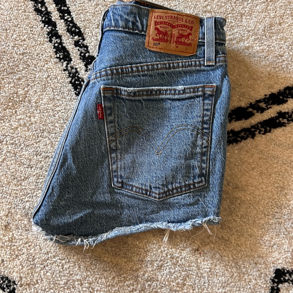 Levi's Classic Blue Denim Shorts